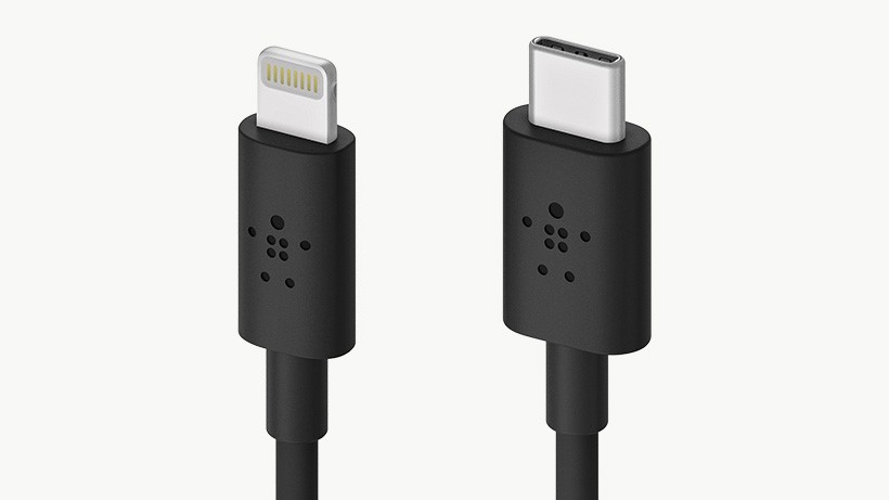 Belkin Boost Charge USB C Cable with Lightning Connector